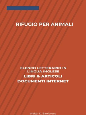 cover image of Rifugio Per Animali